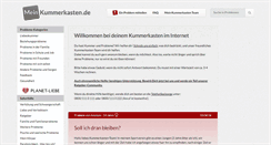 Desktop Screenshot of mein-kummerkasten.de