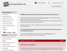 Tablet Screenshot of mein-kummerkasten.de